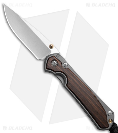 Chris Reeve Small Sebenza 31 Knife Macassar Ebony Double Lug (2.94" SW)