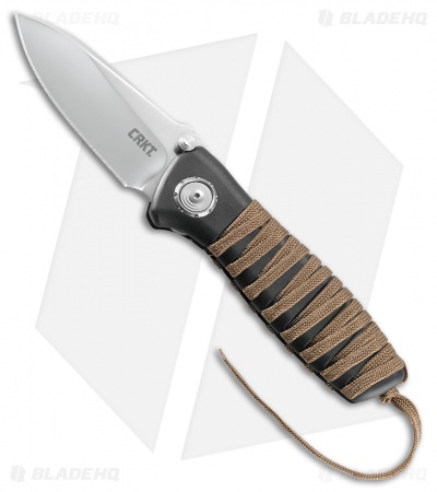 CRKT Parascale Deadbolt Lock Knife Cord Wrap (3.19" Satin) 6235