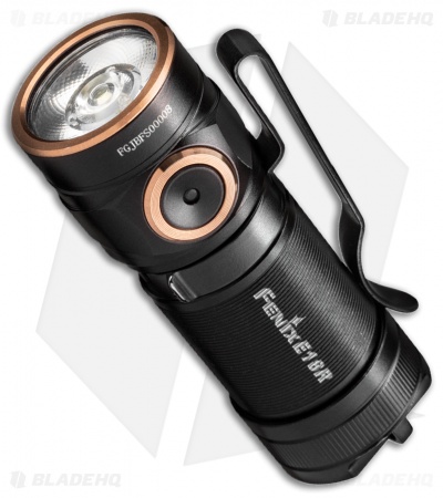 Fenix E18R V2.0 USB-C Rechargeable EDC Flashlight Black/Copper (1200 Lumens)