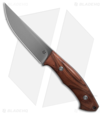 Fox Knives Fenix Clip Point Fixed Blade Knife Santos Wood (4.7" Satin)