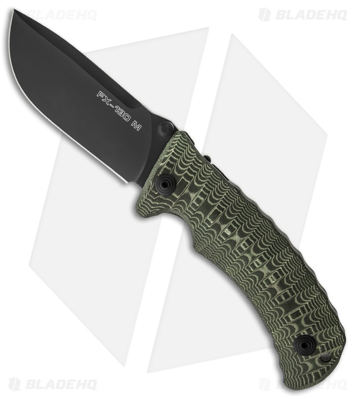 Fox Knives Pro-Hunter Folder Knife Green Micarta (3.7