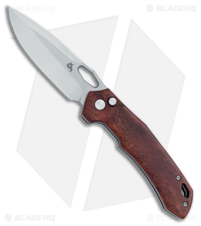 BlackFox Atros Button Lock Knife Sandal Wood (3.4" Stonewash VG10)