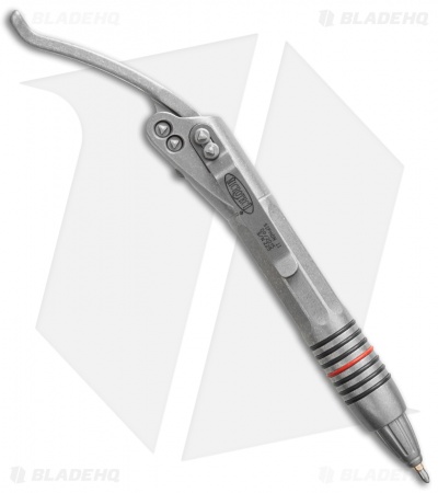 Microtech Siphon II Stainless Steel Pen - Stonewash