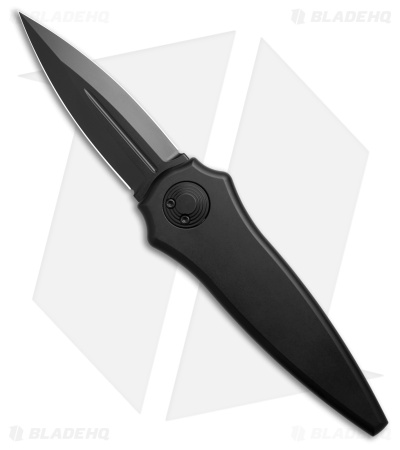 Paragon Warlock-X Folding Knife Smooth Black Aluminum (3.9