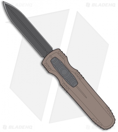 SOG Knives Pentagon OTF Automatic Knife FDE Dagger (3.8" Black)