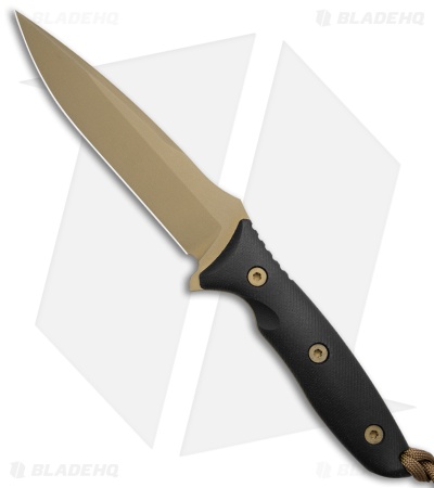Spartan Blades Moros Fixed Blade Knife Black  Micarta (5.25" FDE)