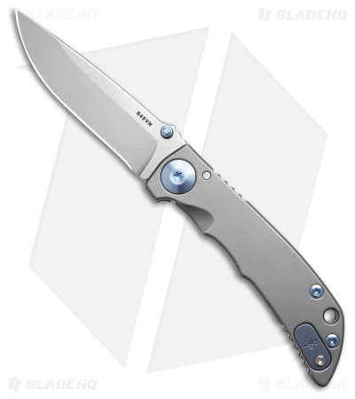 Spartan Blades Harsey SHF Frame Lock Knife Titanium/Blue Hardware (3.25" SW)