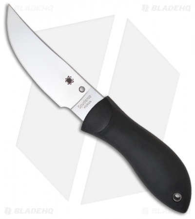 Spyderco Bill Moran Bowie Fixed Blade Knife (3.88" Satin Plain) FB01P