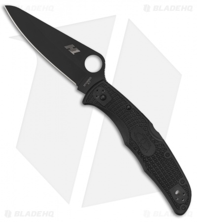 Spyderco Pacific Salt 2 Lockback Knife Black FRN (3.4" Black) C91PBBK2