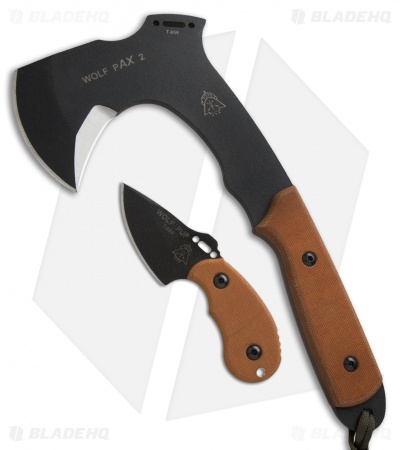 TOPS Knives Wolf pAX 2 Field Axe + Wolf Pup Knife Combo