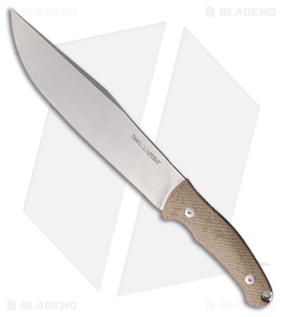 Viper Knives Trail Fixed Blade Knife Natural Micarta (6.9" Stonewash N690)