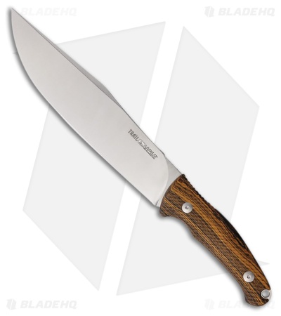 Viper Knives Trail Fixed Blade Knife Bocote Wood (6.9" Satin N690)