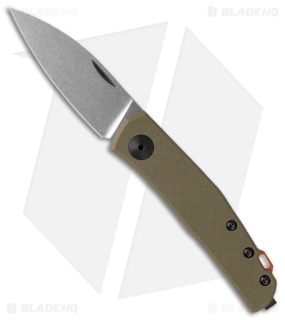 Zero Tolerance Model 0235 Slip Joint Knife OD Green G-10 (2.6" Stonewash)