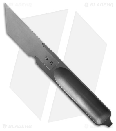 Arcform Alt:Cut Tanto Minimal Fixed Blade Knife Titanium (2" Stonewash)