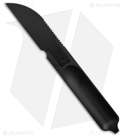 Arcform Alt:Cut Wharncliffe Minimal Fixed Blade Knife Black Ti (2" Black)
