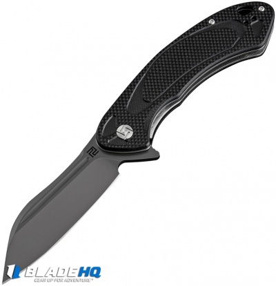 Artisan Cutlery Eterno Liner Lock Knife Black G-10 (3.54" Black D2)