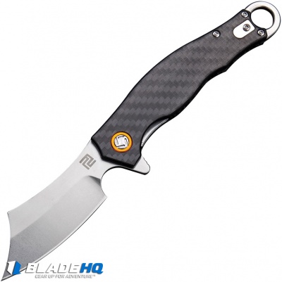 Artisan Cutlery Corsair Liner Lock Knife Carbon Fiber (2.95" Stonewash D2)