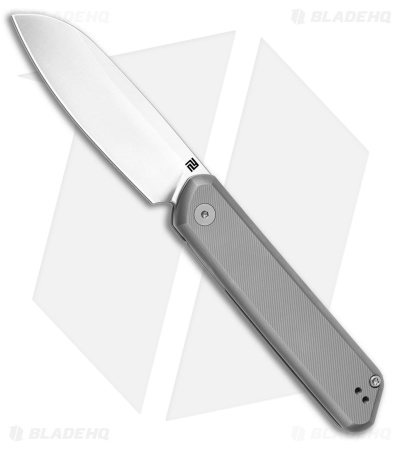 Artisan Cutlery IO Frame Lock Knife Titanium (2.9" Sand Polish S90V)