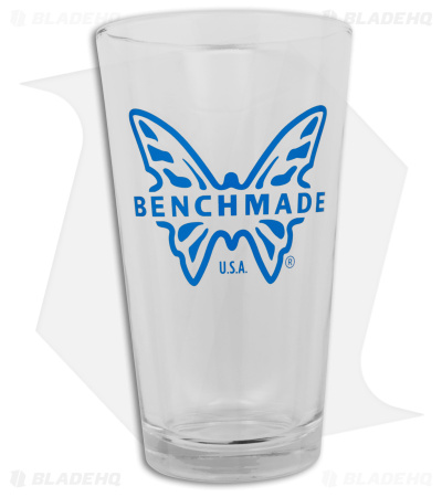 Benchmade Knives Pint Glass (Blue Logo) - Blade HQ