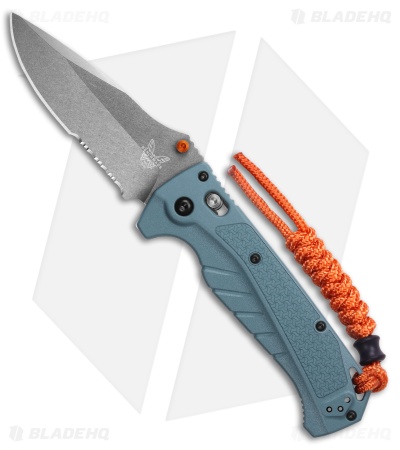 Benchmade Adira AXIS-Lock MagnaCut Knife Depth Blue Grivory (3.9