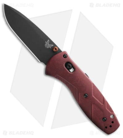 Benchmade Mini Barrage AXIS-Assist Knife Redstone Richlite (2.9" Cerakote)