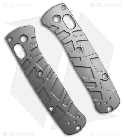Lex Custom International Benchmade Mini Bugout Ti Turtle Scales - Glass Polished