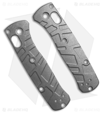 Lex Custom International Benchmade Mini Bugout Ti Turtle Scales - Stonewash