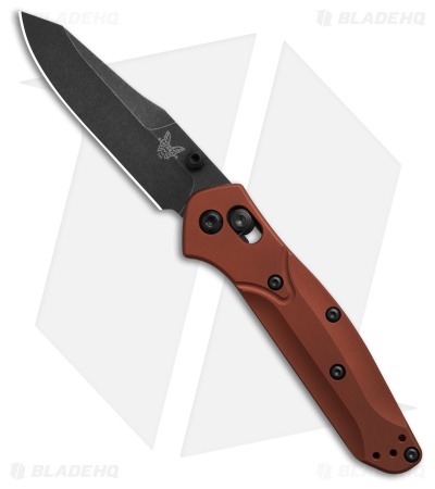Benchmade Mini Osborne AXIS Lock Knife Burnt Copper Al (2.9" Black SW) 945BK-03