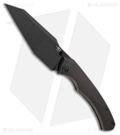 Bestech Knives Clastic MagnaCut Frame Lock Knife Black/Bronze SW (3.6" Black SW)