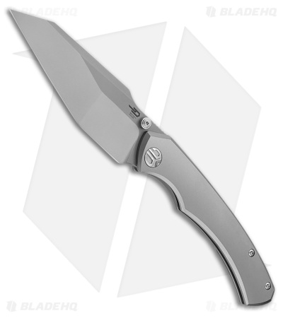 Bestech Knives Clastic MagnaCut Frame Lock Knife White BB Ti (3.6" White BB)