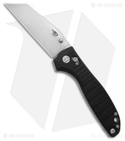 Bestech Knives Liger Bar Lock Knife Black G-10 (3.6" Satin)