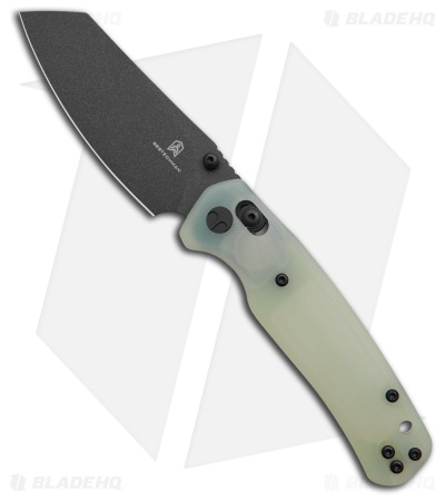 Bestechman Cicada's Wing Crossbar Lock Knife Jade G-10 (3.15" Black) BMK06A
