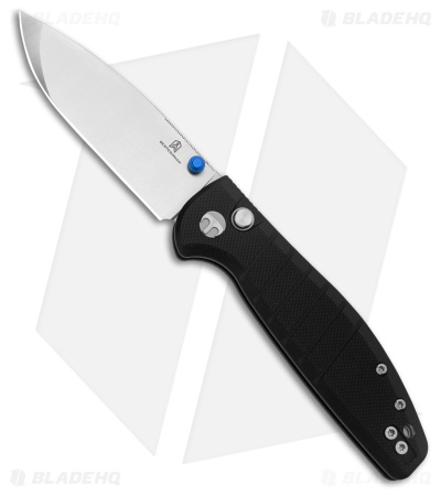 Bestechman Goodboy Jr. Button Lock Knife Black G-10 (2.8" Satin/SW) BMK10A