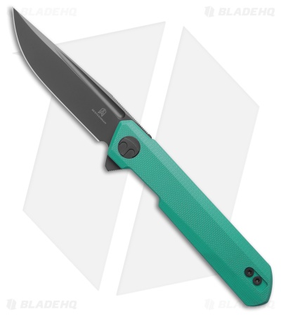 Bestechman Mini Dundee Double Detent Knife Light Blue G-10 (2.9" Gray)