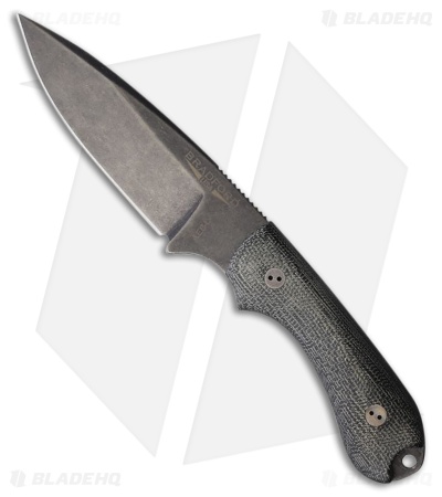 Bradford Knives Guardian 3.2 Fixed Blade Knife Black Micarta (3.5" Nimbus)