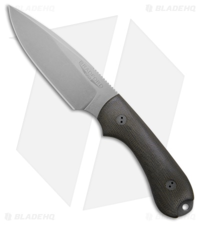 Bradford Knives Guardian 3 Fixed Blade Knife 3D OD Green Micarta (3.5" SW)