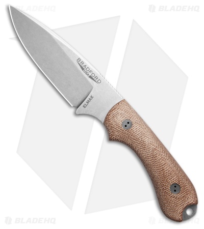 Bradford Knives Guardian 3.2 Fixed Blade Knife 3D Micarta (3.5" SW ELMAX)