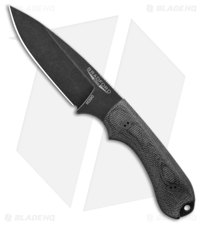 Bradford Guardian 3.2 Fixed Blade Knife Black Micarta (3.75" Nimbus)
