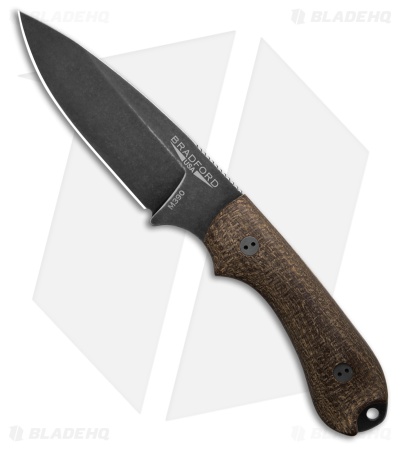 Bradford Guardian 3.2 Fixed Blade Knife Natural Burlap Micarta (3.75" Nimbus)