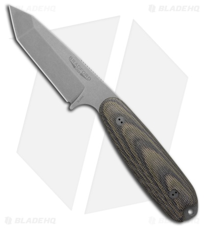 Bradford Knives Guardian3.5T Tanto Fixed Blade 3D Camo Micarta (3.75" SW)
