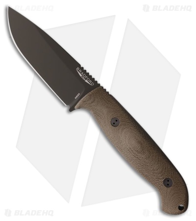 Bradford Knives Guardian 4.5 Fixed Blade OD Green Micarta (4" OD Green)
