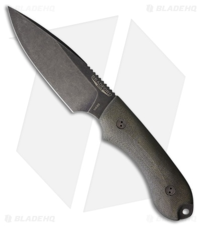 Bradford Knives Guardian4 Knife 3D OD Green Micarta (4.75" Nimbus)