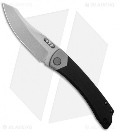 BRS E-Volve Khopesh-C3 Liner Lock Knife Titanium Black G10 (4.1