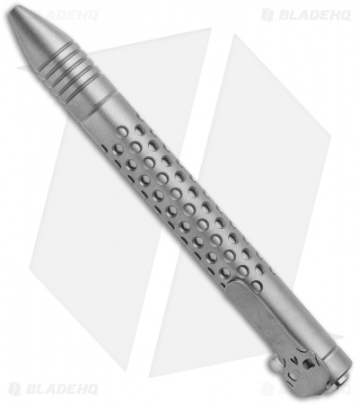 Chaves Knives Bolt Action Dot Pen - Stonewash Titanium