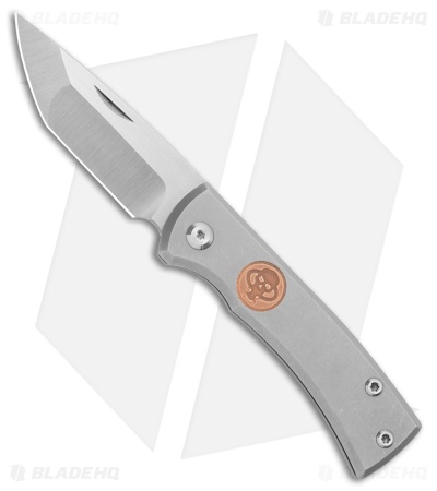 Chaves Knives Redencion Slip Joint Knife Gray Titanium (2.25" Satin)