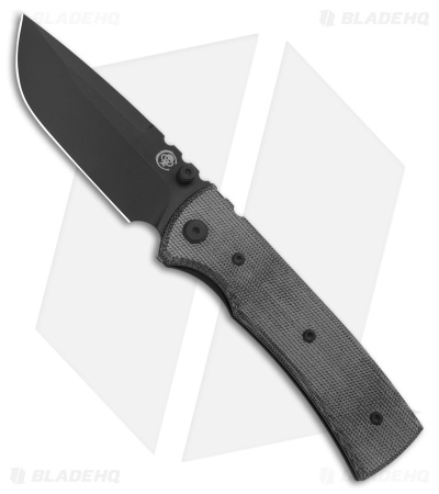 Chaves Redencion 229 Blue Label Liner Lock Knife Black Micarta (3.6" Black)