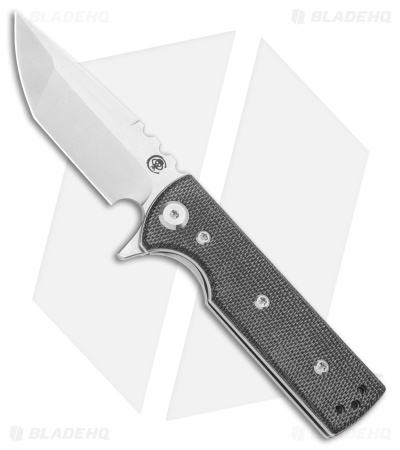 Chaves T.A.K. Blue Label Liner Lock Tanto Knife Black Micarta (2.75" SW)