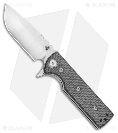 Chaves T.A.K. Blue Label Liner Lock Knife Black Micarta (2.75" SW)