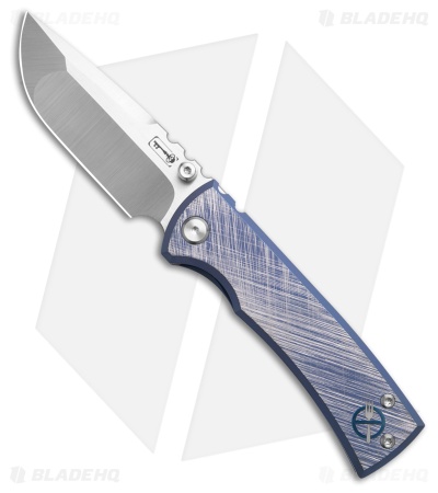 Chaves Zero Forks Redencion Street Drop Point Knife Blue Titanium (3.25" Satin)
