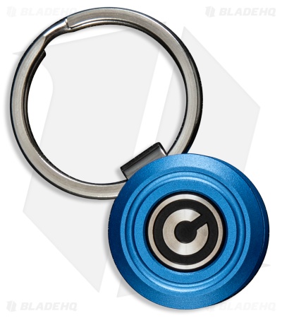 CIVIVI Key Coin Pocket Key Organizer Blue Aluminum (1" Plain Key Ring)